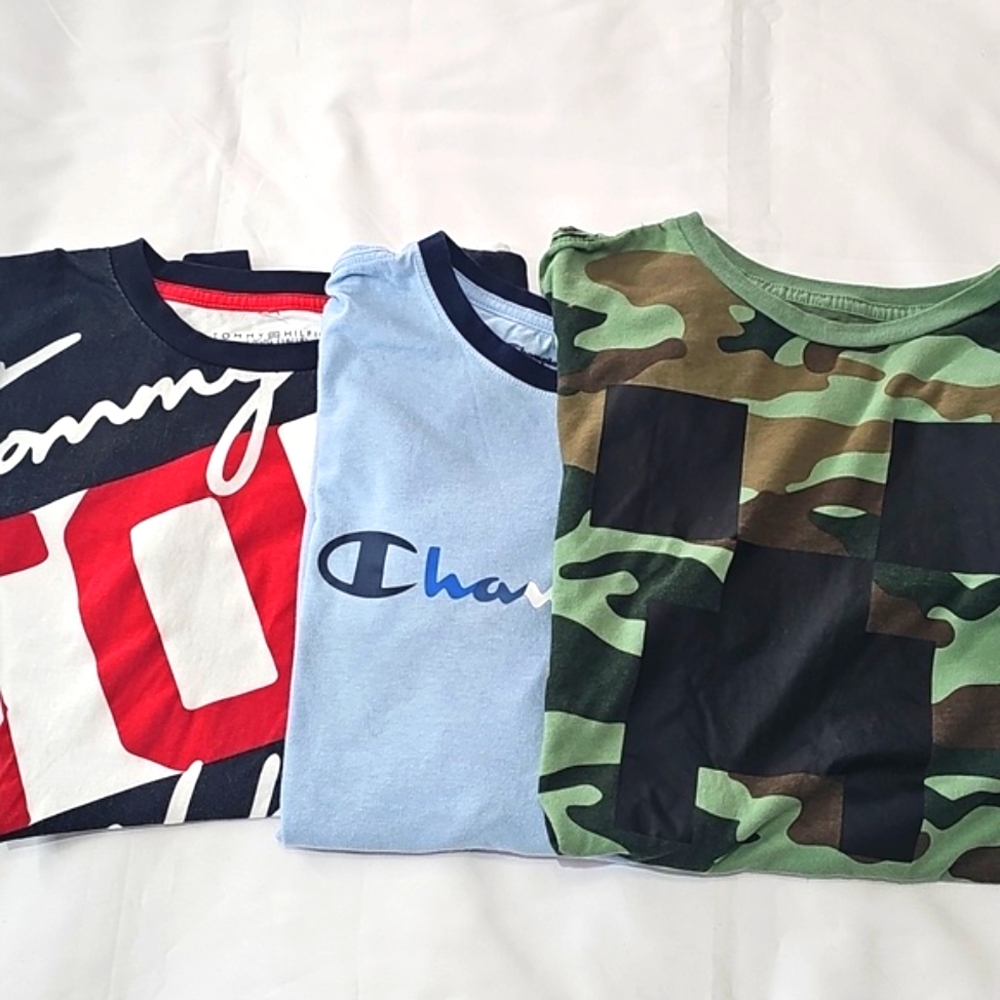 Tommy Hilfiger, Minecratf, Champion Bundle Boys T-Shirt. Size 18 Boy